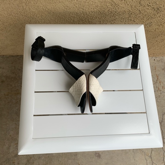 Maria Cornejo block heels leather sandals European size 41.5 - Picture 13 of 14